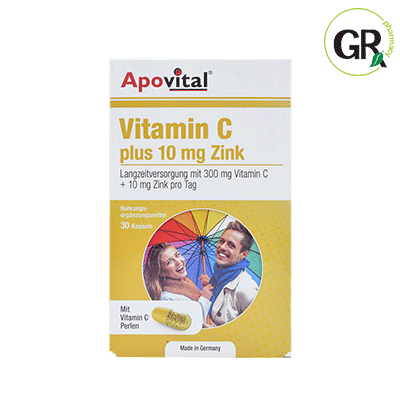 ویتامین C پلاس زینک آپوویتال | Vitamin C Plus 10 mg Zinc
